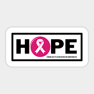 Hope - Breast cancer awareness Sticker